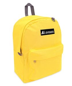everest classic backpack, lemon, one size