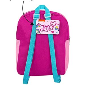 RALME Nickelodeon JoJo Siwa Mini Backpack for Girls & Toddlers - 12 Inch - Pink, Purple, Blue