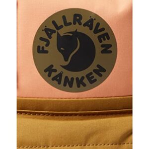 Fjallraven Women's Kanken Art Mini Backpack, Landsort, Green, Orange, One Size