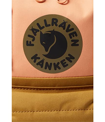 Fjallraven Women's Kanken Art Mini Backpack, Landsort, Green, Orange, One Size