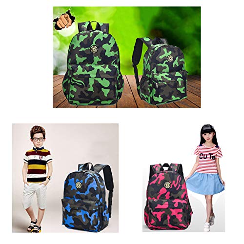 VIDOSCLA Camo Backpacks for Elementary,Primary Students Schoolbag,Boys Casual Daypack for Kids
