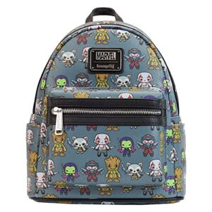 loungefly marvel guardians of the galaxy kawaii all over print mini backpack
