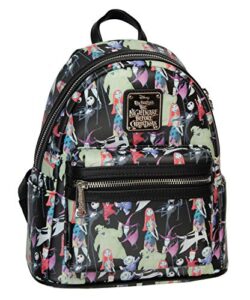 the nightmare before christmas allover watercolor character print mini backpack