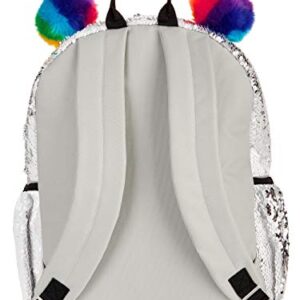 Panda Sequin Backpack for Girls - Panda Backpack with 2 Way Sequins