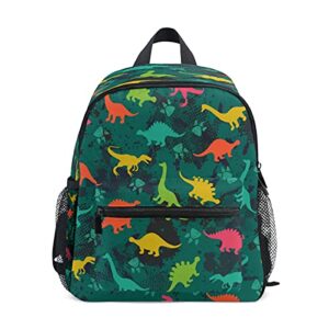 cute toddler backpack mini travel bag colorful dinosaurs schoolbag for baby girl boy age 3-7