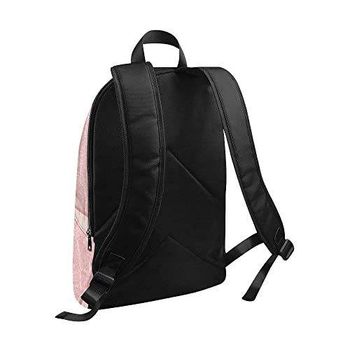 SunFancy Rose Pink Glitter Flow Drop Personalized Casual Backpack Unisex Travel Daypack for Teen Adult Boys Girls