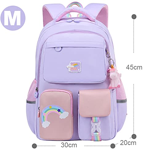 HIPOTUO Unicorn Backpack Cute Laptop Backpacks Casual Durable Lightweight Travel Bags Medium