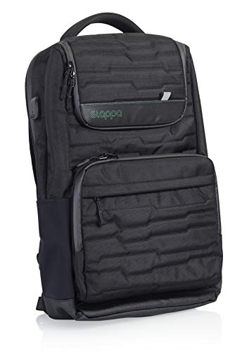 Slappa Gamma Series Gaming Laptop Backpack with Water resistant Zippers; Fits up to 15" Laptops (SL-GAMMA-LAPTOP-BP)