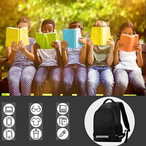 Glaphy Black Cat Moon Backpack Laptop School Book Bag Lightweight Daypack for Men Women Teens Kids