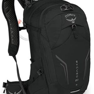 Osprey Syncro 20 Men's Bike Hydration Backpack, Black