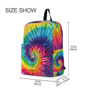 Rainbow Kids Toddler Backpack Lightweight School Book Bag for Boys Girls Tie Dye Preschool Backpack Mini Day Pack for 1th- 6th Grade Children