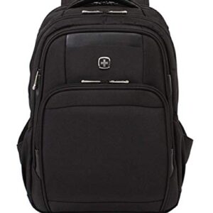 SwissGear 6392 ScanSmart Ultra Premium Large Padded Laptop TSA Friendly Backpack - Black on Black