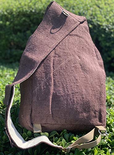 Unique deasign Himalaya Hemp Sling Backpack Hippie Backpack Festival Backpack Hiking Backpack 100% Hemp|100 VEGAN| FAIR TRADE | Handmade with Love.