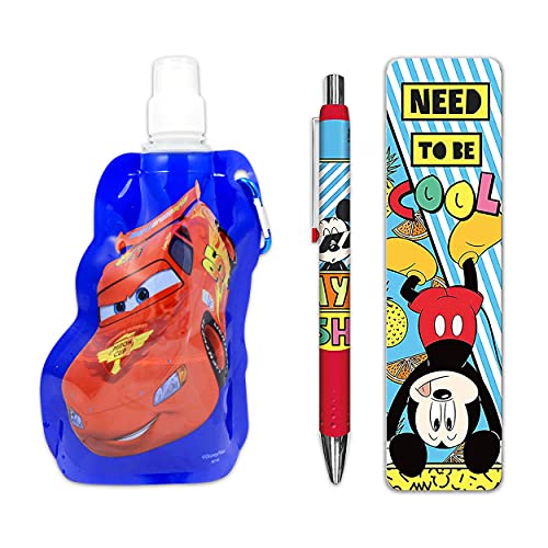 DISNEY CLASSICS Mickey Mouse Backpack For Boys, Girls, Kids-6 Pc Bundle With 16 inchBackpack, Lunch Box, Stickers, And More (Mickey School Supplies) box supplies,
