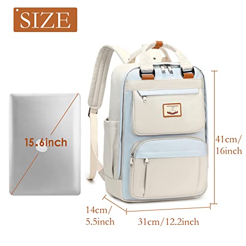 MYHOZEE Laptop Backpacks 15.6 Inch, School Bag College Backpack Travel Daypack Bookbags for Girls Women Students