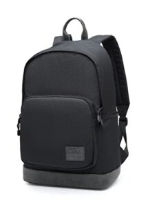 sanspeur basel backpack, casual back pack with laptop sleeve, designed for work, travel, school & college, black