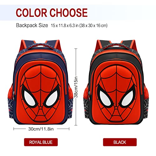 RFYBEW Cartoon 3D Comic Backpack Waterproof Student Schoolbag Lightweight Large Capacity Casual Bookbags Daypack For Teens