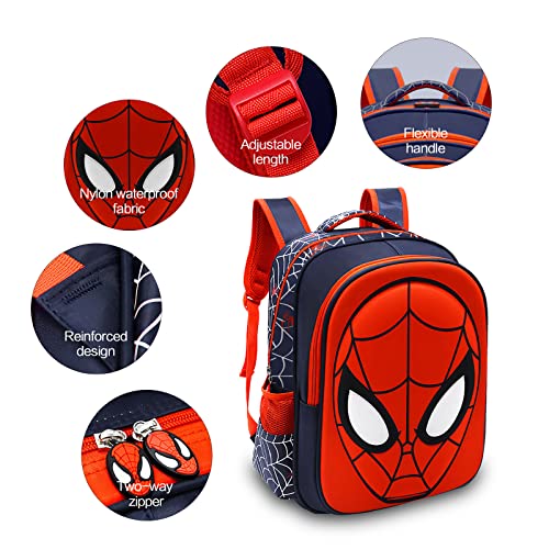 RFYBEW Cartoon 3D Comic Backpack Waterproof Student Schoolbag Lightweight Large Capacity Casual Bookbags Daypack For Teens