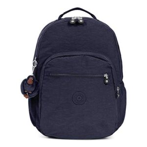 kipling seoul go extra large laptop backpack true blue tonal