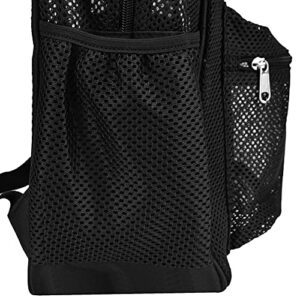 Heavy Mesh Backpack Beach Backpack ,Perspective College Backpack, with Padded Shoulder Strap, Suitable for swimming, diving, outdoor sports，Carry Portable Oxygen Tank