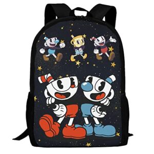 anime game backpack laptop book bags waterproof rucksack casual satchel for boy & girl