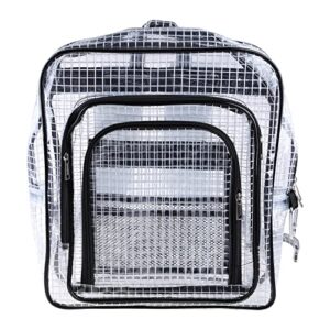 mgbisyi anti-static clear pvc backpack cleanroom engineer tool bag for computer tools working transparent daypack