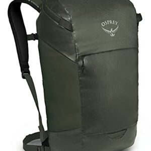 Osprey Transporter Small Zip Top Laptop Backpack, Haybale Green