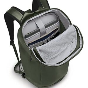 Osprey Transporter Small Zip Top Laptop Backpack, Haybale Green