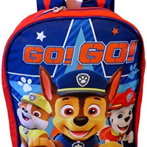 Paw Patrol Boys 15" School Backpack, Red-Blue, Size One_Size