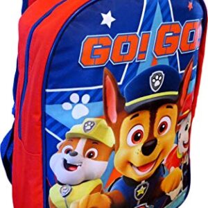 Paw Patrol Boys 15" School Backpack, Red-Blue, Size One_Size