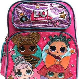 LOL 12" Small Pink Shiny Girls' School Backpack A16303