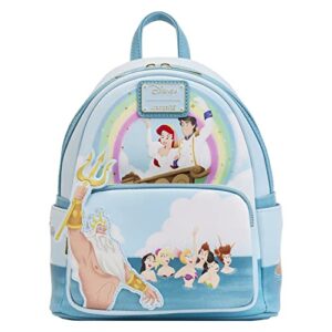 loungefly the little mermaid triton’s gift mini backpack