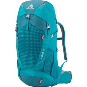 gregory mountain products icarus 30 liter kid’s hiking backpack, capri green