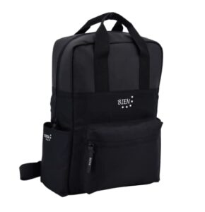 bien – smart backpack – oslo backpack 19l-vol. laptop compartment water-resistant weight: 0.88 kg luggage strap security pocket water bottle compartment slim design (black)