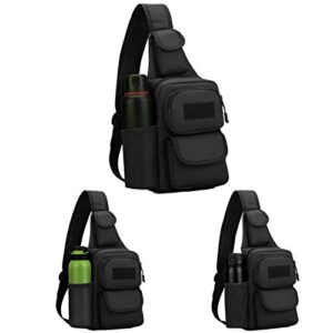 CamGo Tactical Chest Sling Bag One Strap Crossbody Daypack Mini Shoulder Backpack for Sport Daily Use