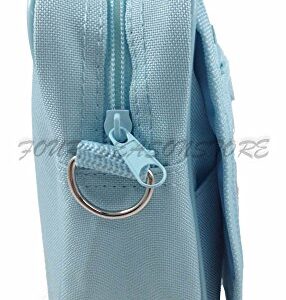 Disney Frozen Queen Elsa Camera Bag Case Little Girl Bag Handbag Licensed - Baby Blue