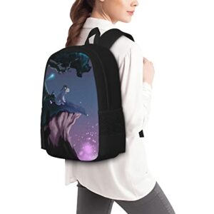 Printed Backpack Fashion Simple Customizable Casual Backpack For 15" Laptop Bags For Men And Women