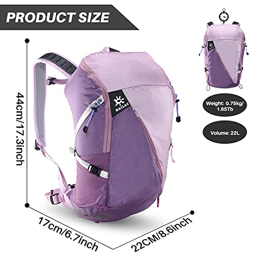 KAILAS 22L Hiking Daypack Lightweight Backpack for Women/Men Waterproof Camping Travel Outdoor Backpack