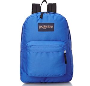 jansport superbreak backpack (blue streak)