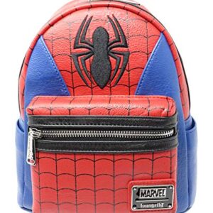 Loungefly Marvel Spiderman Spider Man Suit Mini Faux Leather Backpack