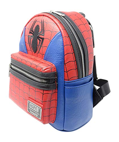 Loungefly Marvel Spiderman Spider Man Suit Mini Faux Leather Backpack