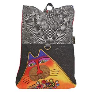 Women's Laurel Burch, A Bunch Of Love Backpack BLACK MULTI NS