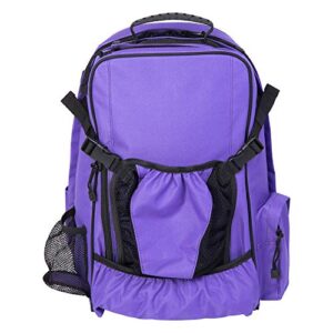 huntley equestrian backpack, purple, one size