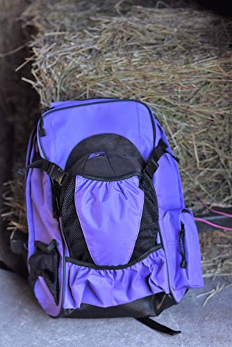 Huntley Equestrian Backpack, Purple, One Size