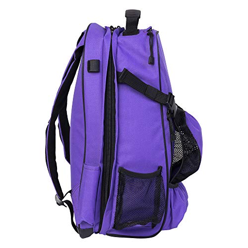 Huntley Equestrian Backpack, Purple, One Size