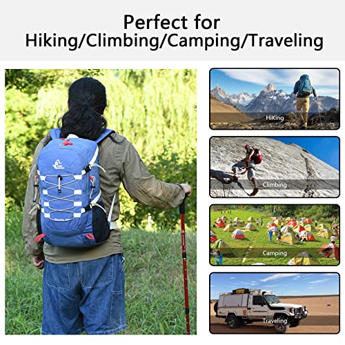 Storvyllf Hiking Backpack for Women, Camping Backpack Men Waterproof Lightweight Daypack Bag for Outdoor Travel Sport