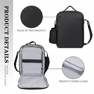 Ceosmch 3PCS Unisex Game Large Capacity Backpack Climbing Shoulder Bag Travel Lunch Bag Cartoon Stationery Bag Pencil Bag