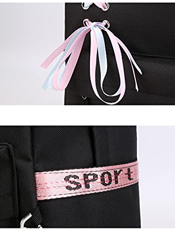 COSABZ Anime Komi Cant Communicate Komi Shouko Backpack Komi San Excited Cosplay Ribbon Backpack (4)