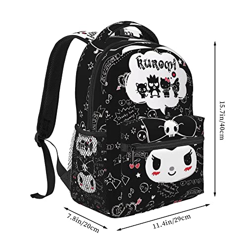 CASASO Anime Kawaii Backpack For Girls Women Cartoon Backpacks Lovely Bookbag Lightweight Cute Travel Backpack Gifts