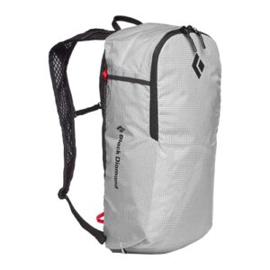 black diamond unisex trail zip 14 liter lightweight/travel-light backpack, alloy, one size